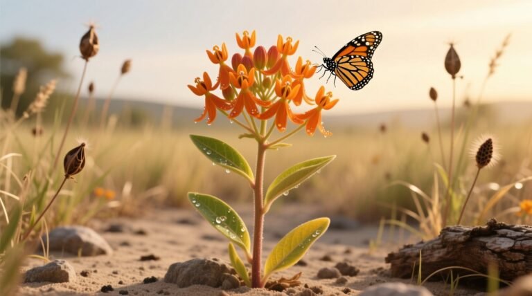Butterfly weed growing conditions sun soil water zone guide.jpg
