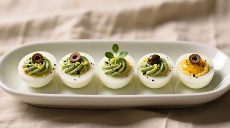 Caesar deviled eggs recipe food science optimized method.jpg