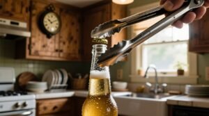 Can you use kitchen tongs to open a beer bottle in a pinch.jpg