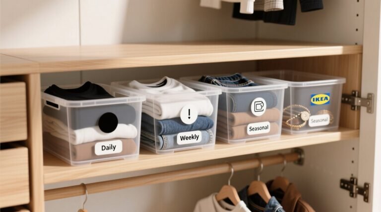 Capsule wardrobe drawer system dollar store edition.jpg