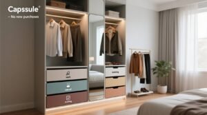 Capsule wardrobe drawer system without buying clothes.jpg