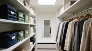 Capsule wardrobe in tiny closet.jpg