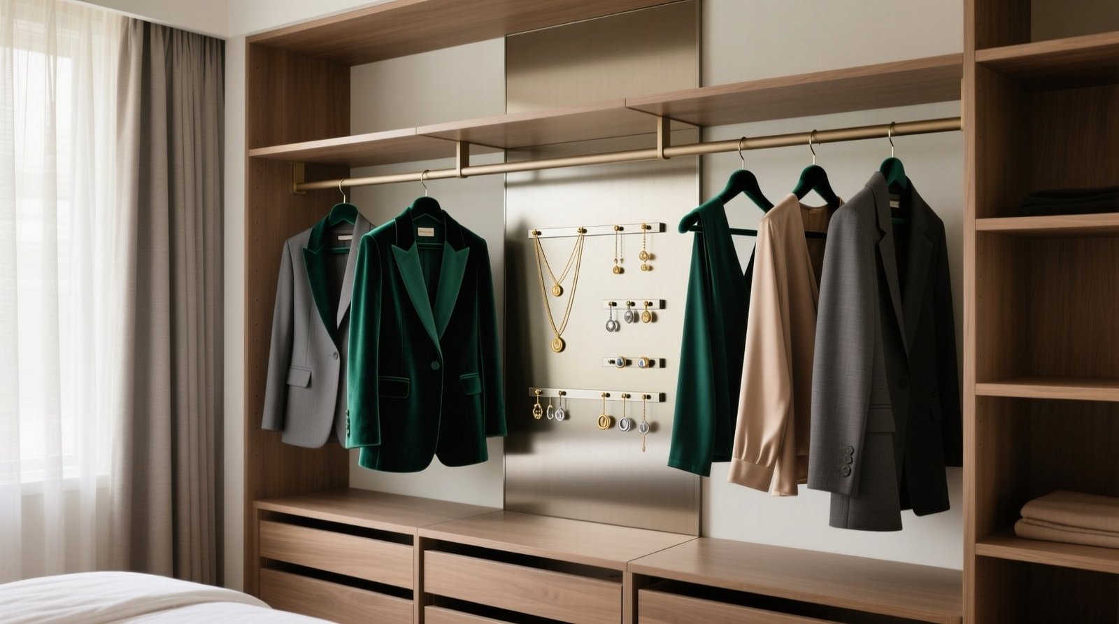 Capsule wardrobe organization with velvet hangers magnets.jpg