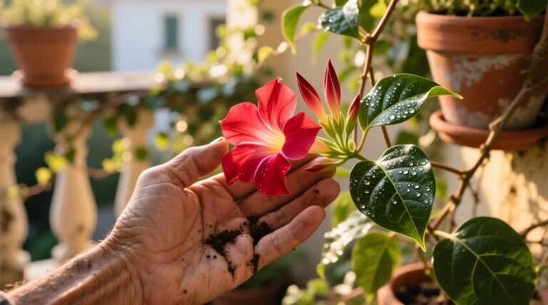 Caring for a mandevilla light water pruning overwintering guide.jpg