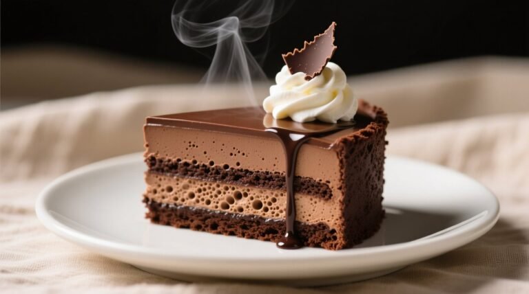 Chocolate mousse cake recipe no raw egg no fail method.jpg
