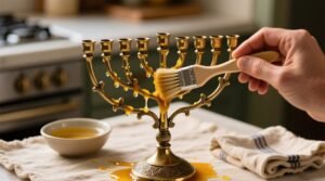 Clean and de wax your menorah with these tips.jpg