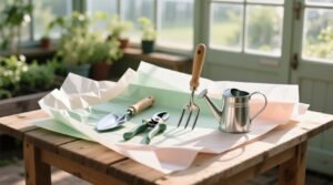 Clean garden tools with wax paper eco friendly rust sap removal.jpg