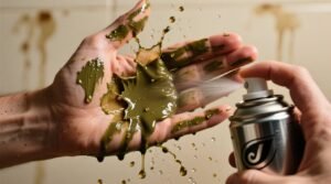 Clean paint and grease off skin with cooking spray safe effective method.jpg