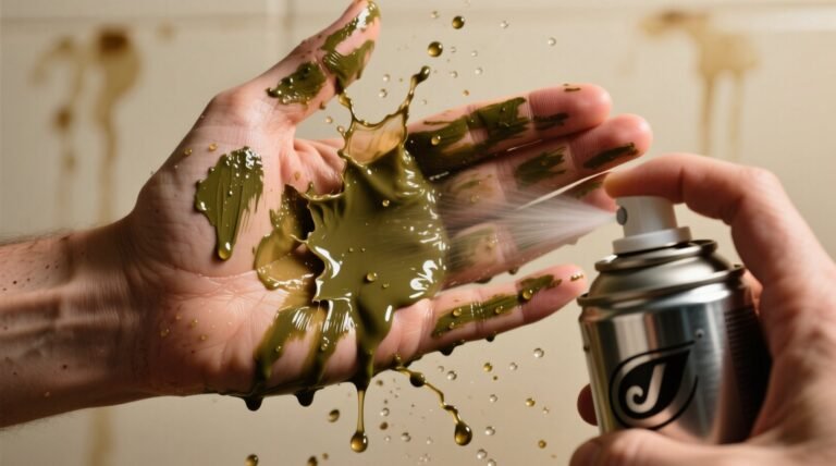 Clean paint and grease off skin with cooking spray safe effective method.jpg