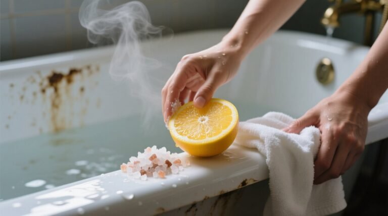 Clean your bathtub with a grapefruit and some salt science backed method.jpg