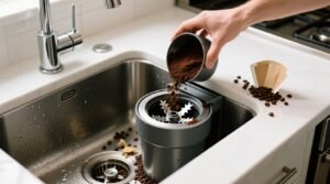 Clean your garbage disposal with used coffee grounds noheres what works.jpg