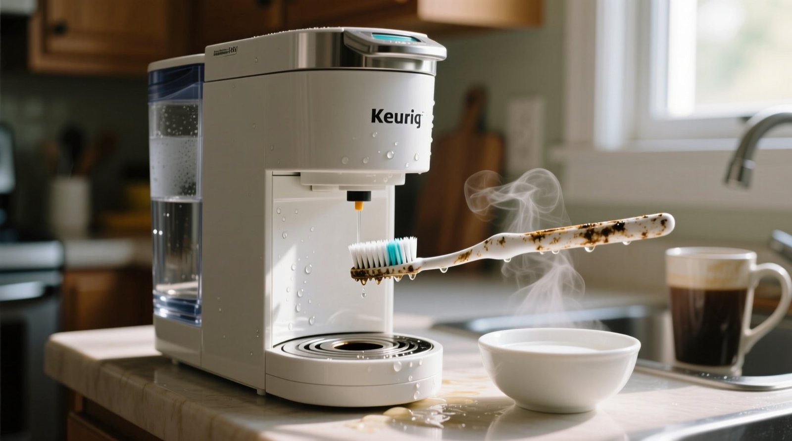 Clean your keurig coffee maker with vinegar and a toothbrush safe effective.jpg