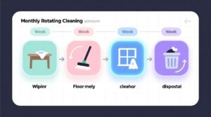 Cleaning class monthly focus rotating cleaning tasks for real eco cleaning.jpg