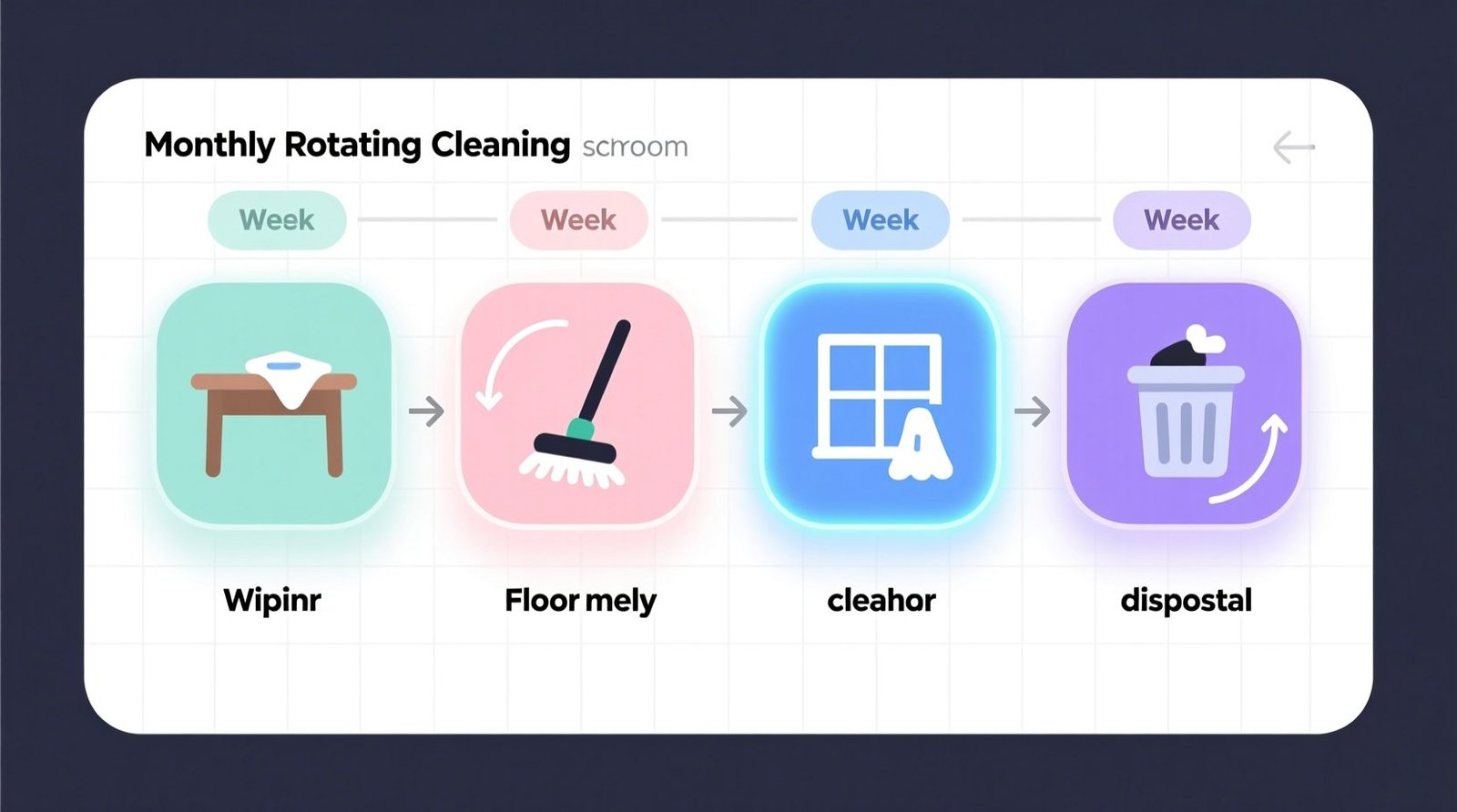 Cleaning class monthly focus rotating cleaning tasks for real eco cleaning.jpg