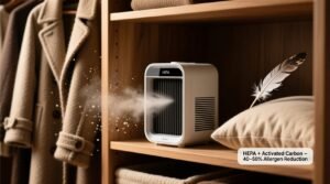 Closet air purifier for wool down allergies.jpg