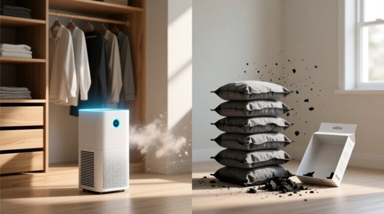 Closet air purifier vs charcoal bags which works faster.jpg