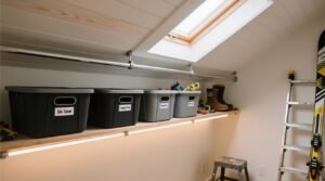 Closet ceiling storage without ladders.jpg