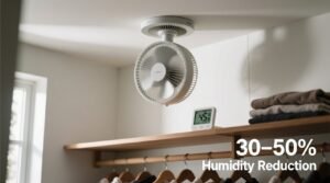 Closet fan with timer worth it for mildew prevention.jpg