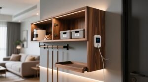 Closet island with pet treat storage charging.jpg