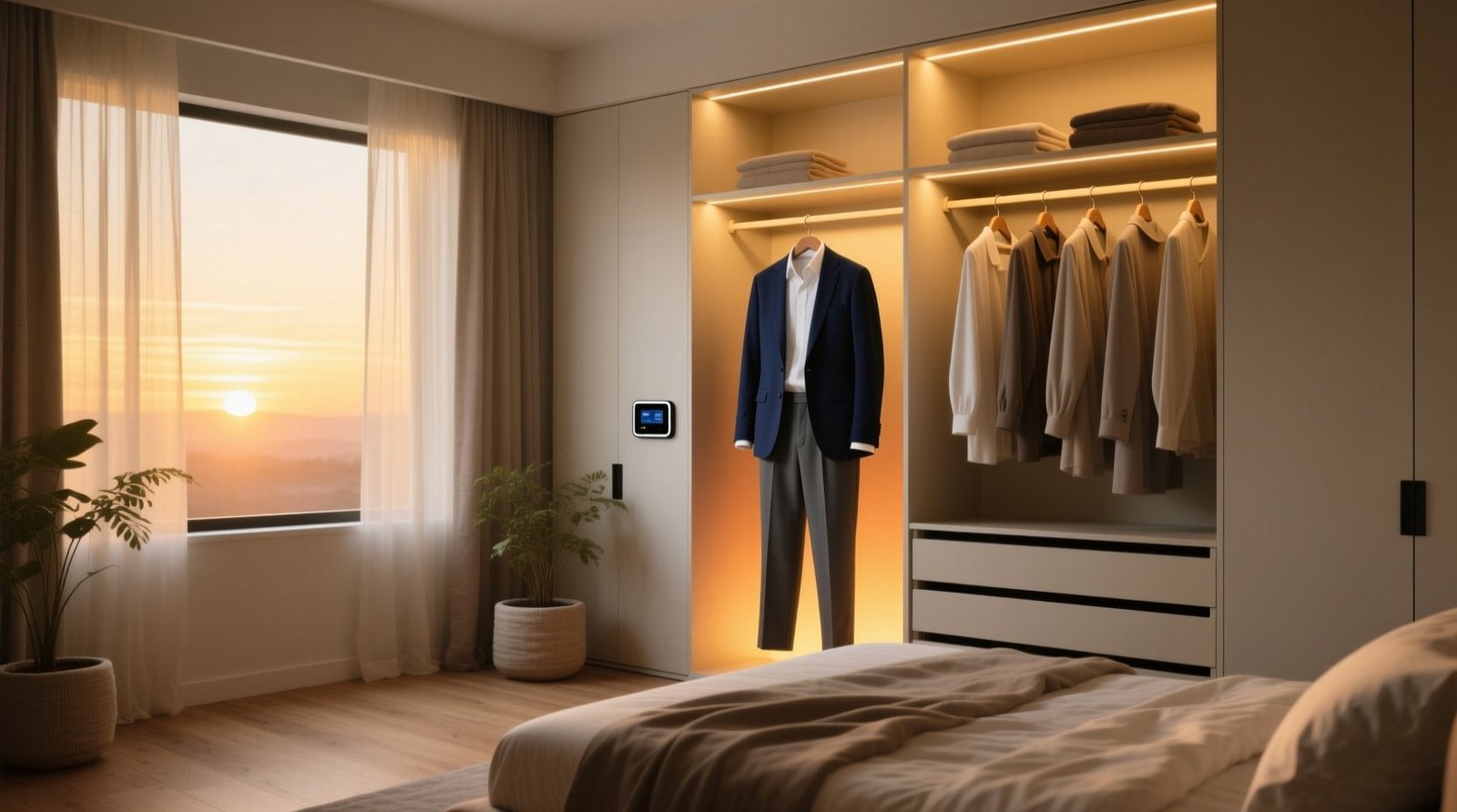 Closet lighting that reduces morning decision fatigue.jpg