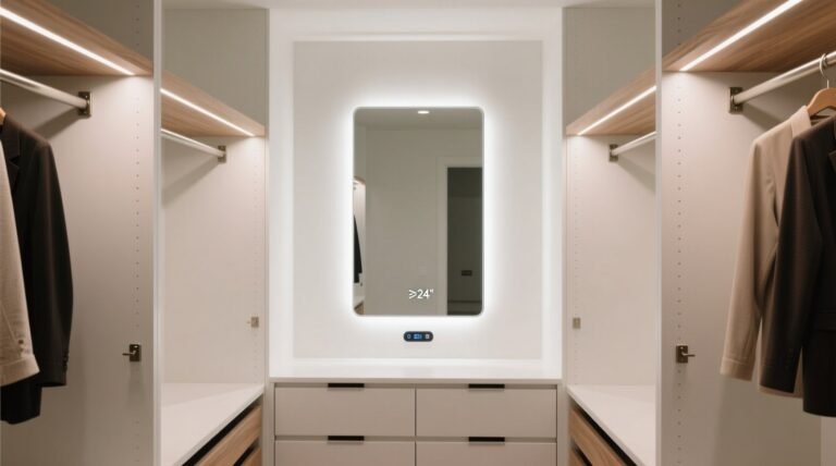 Closet mirror led lighting worth the cost.jpg