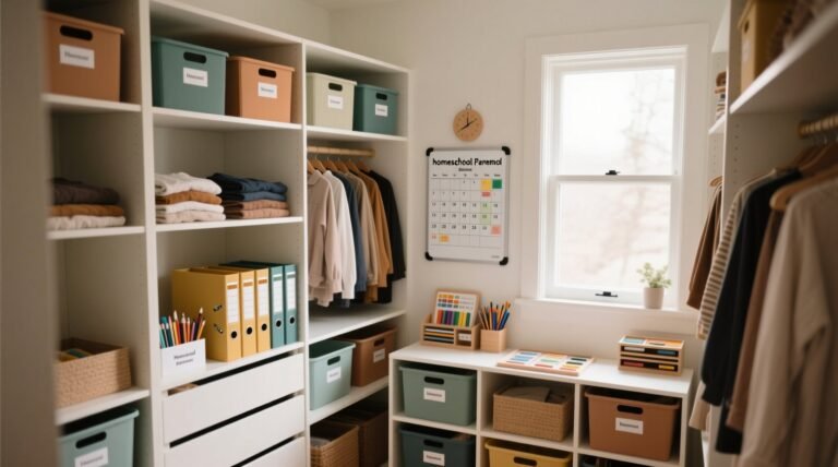 Closet organization for homeschooling parents.jpg
