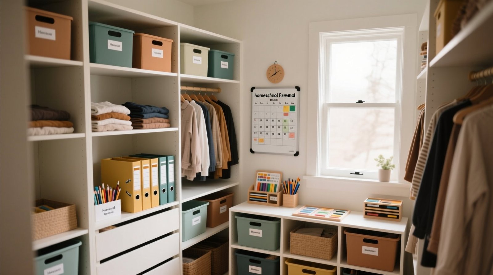 Closet organization for homeschooling parents.jpg