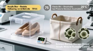 Closet organization tips acrylic vs fabric in humidity.jpg