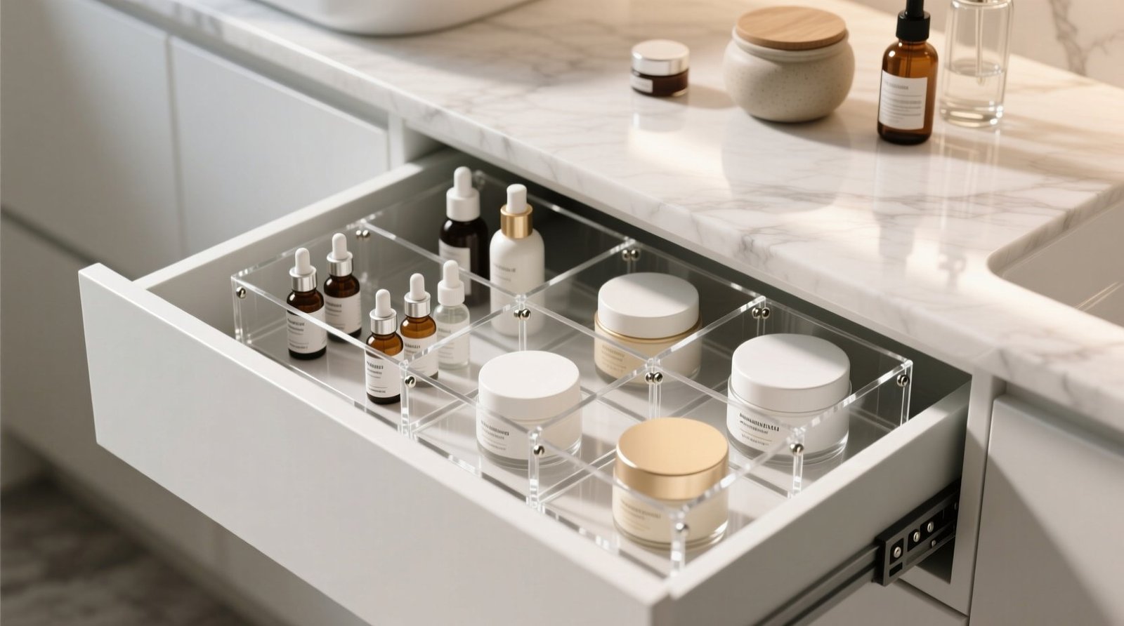 Closet organization tips acrylic vs foam for skincare.jpg