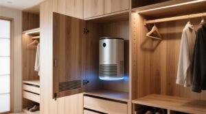 Closet organization tips air purifier integration.jpg