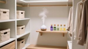 Closet organization tips aromatherapy diffuser integration.jpg