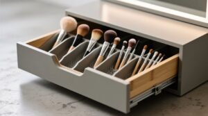 Closet organization tips beauty brush storage.jpg