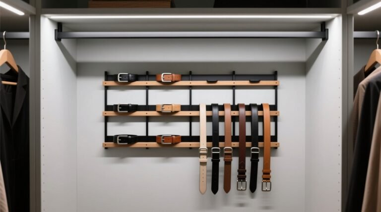 Closet organization tips belt storage that works.jpg