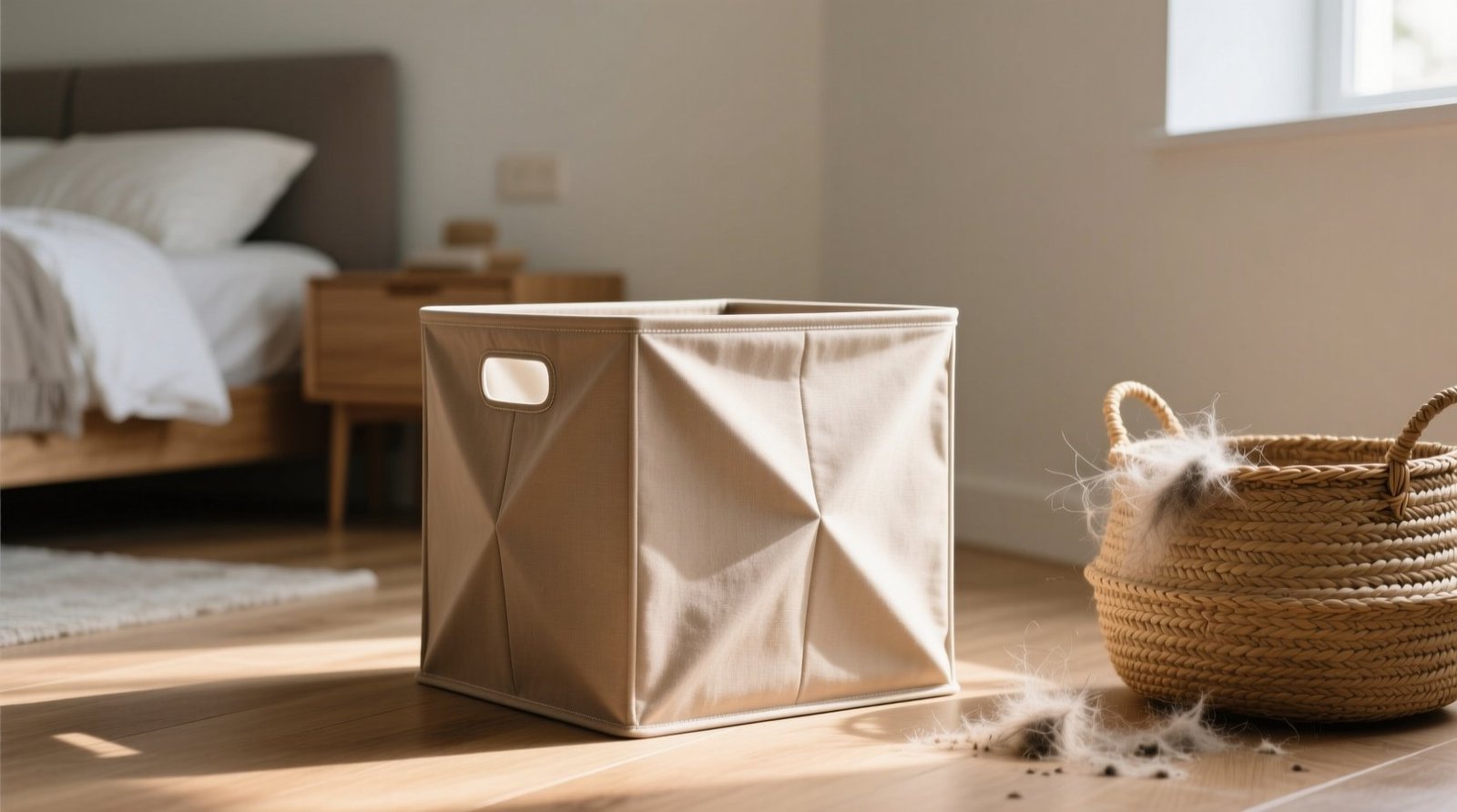 Closet organization tips canvas vs seagrass for pet hair.jpg