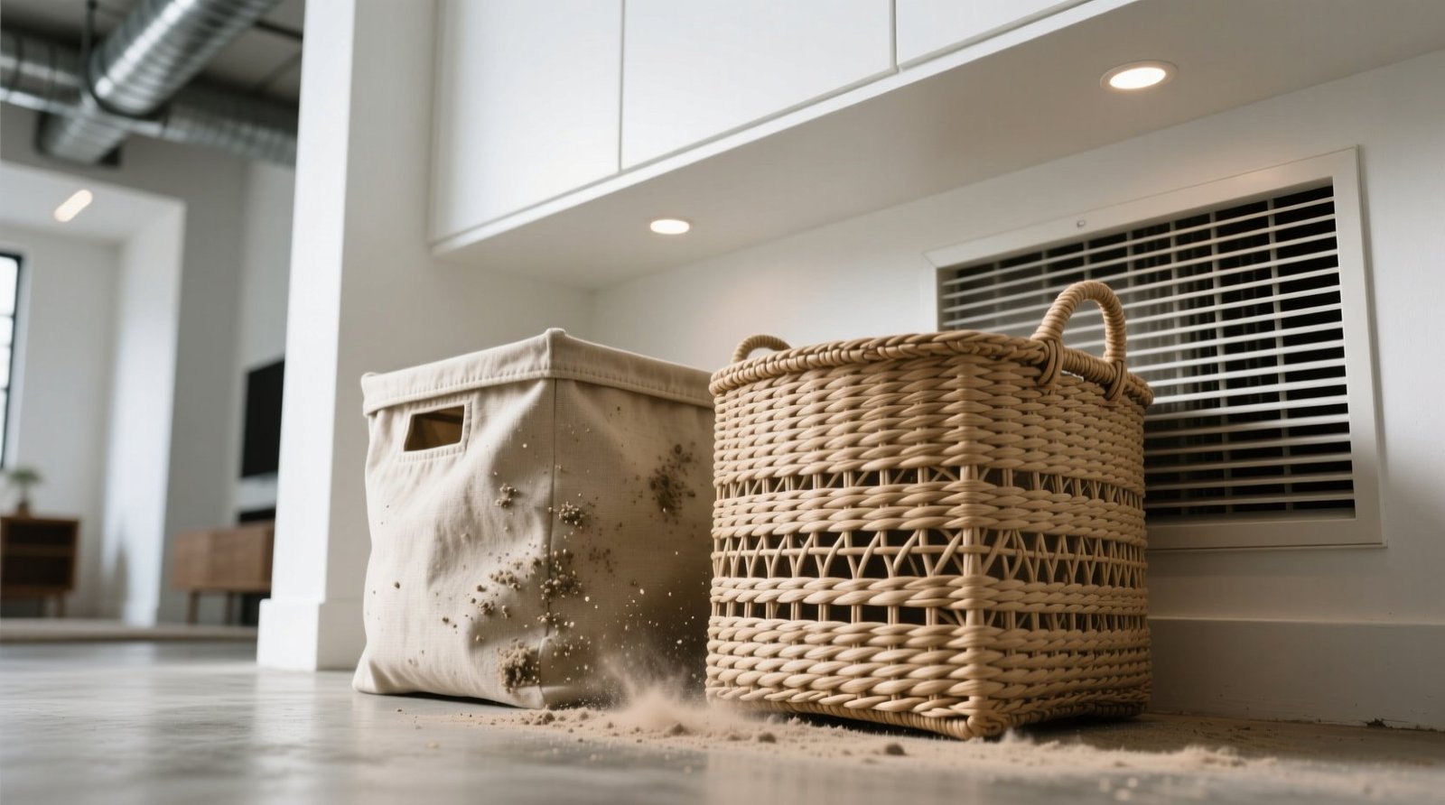 Closet organization tips canvas vs seagrass near vents.jpg