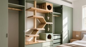 Closet organization tips cat tree integration.jpg