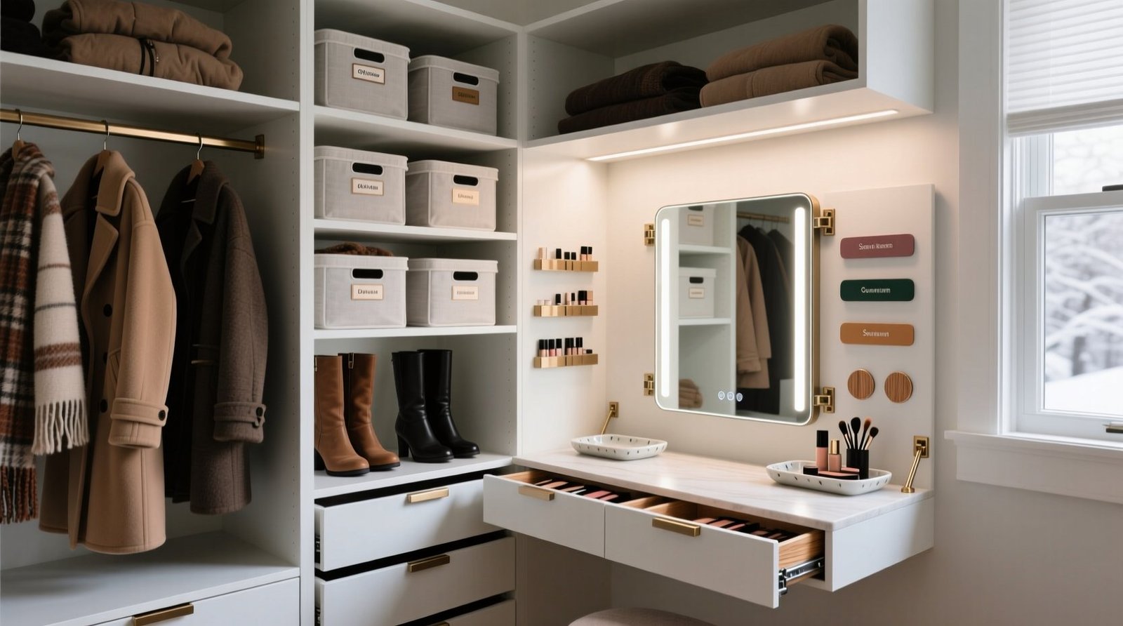 Closet organization tips dual purpose makeup vanity.jpg