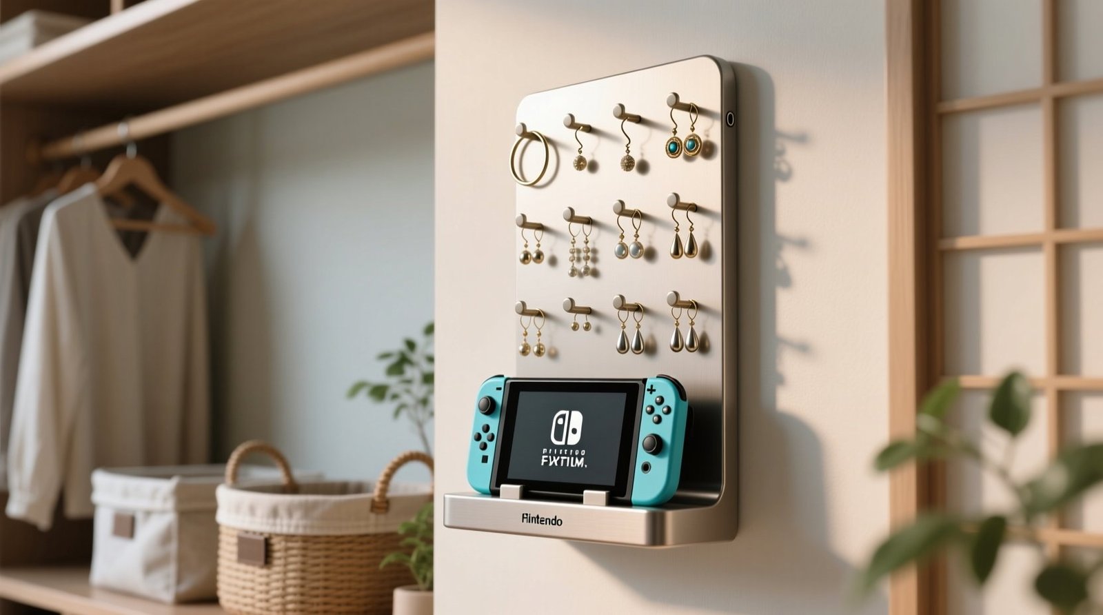 Closet organization tips earring display with switch dock.jpg