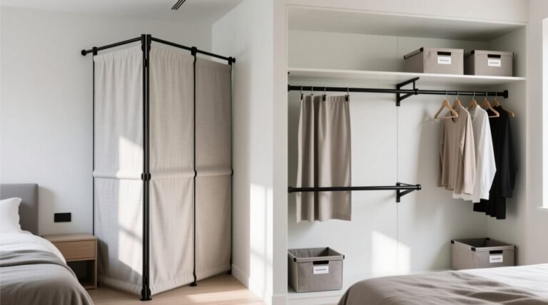 Closet organization tips fabric partitions vs tension rods.jpg