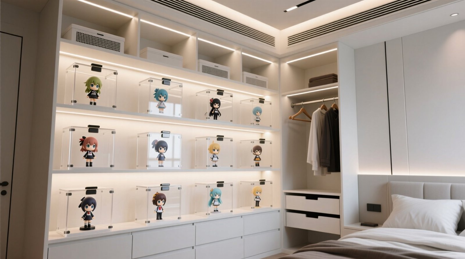 Closet organization tips for anime figure displays.jpg