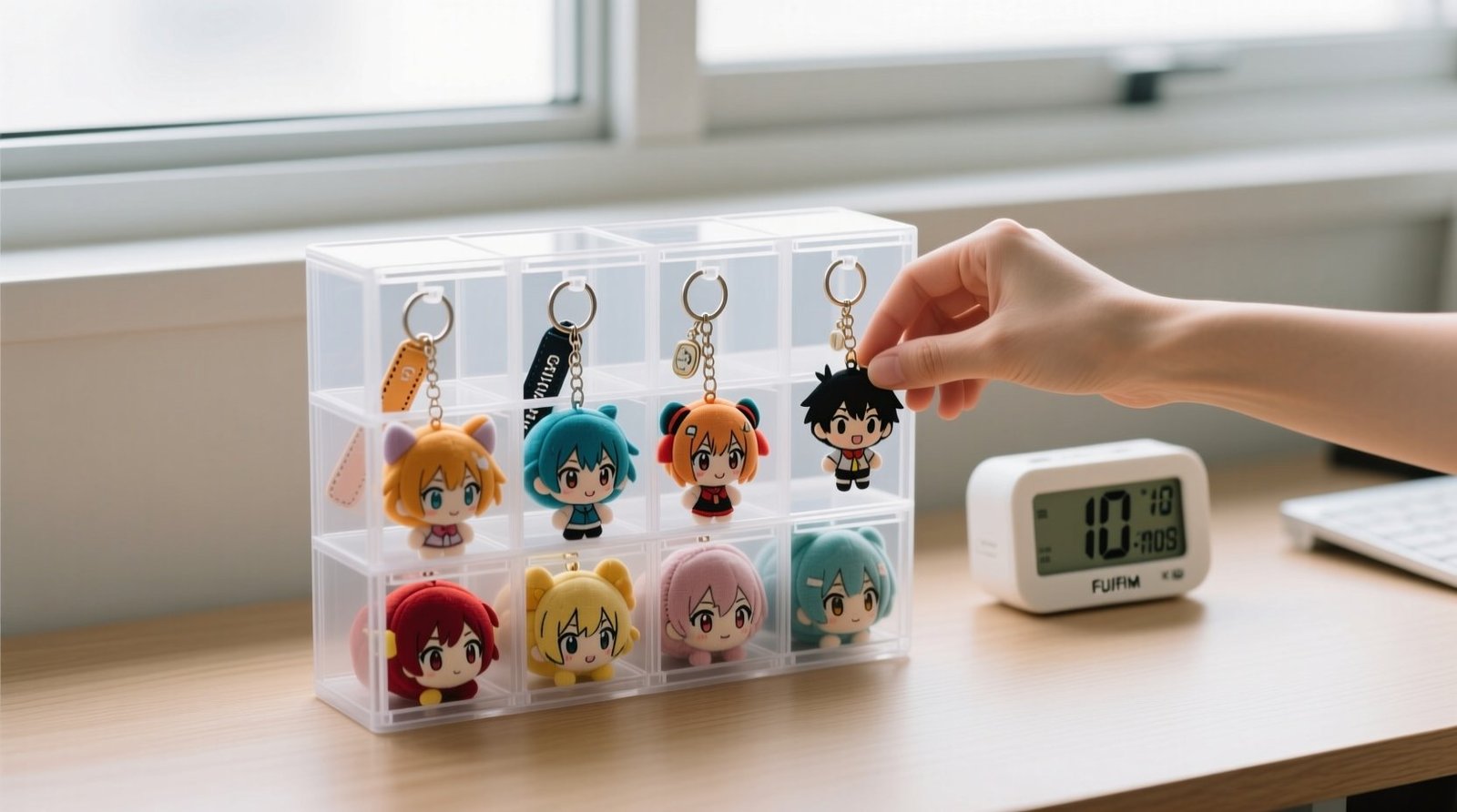 Closet organization tips for anime plush keychains.jpg