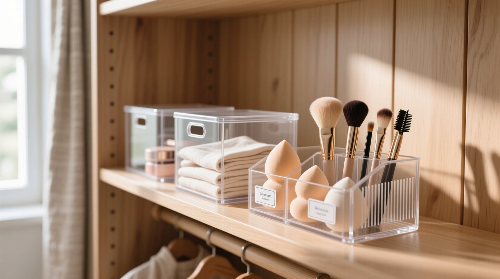 Closet organization tips for beauty brushes sponges.jpg