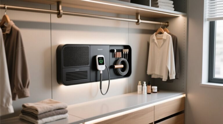 Closet organization tips for beauty tool charging.jpg