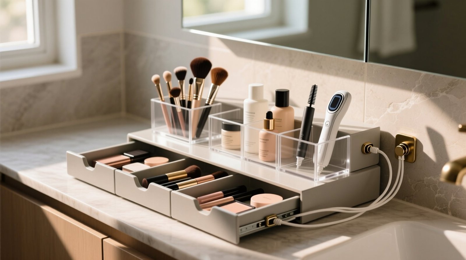 Closet organization tips for beauty tool drawers.jpg