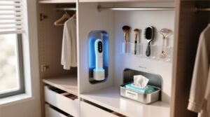 Closet organization tips for beauty tool sanitizing stations.jpg