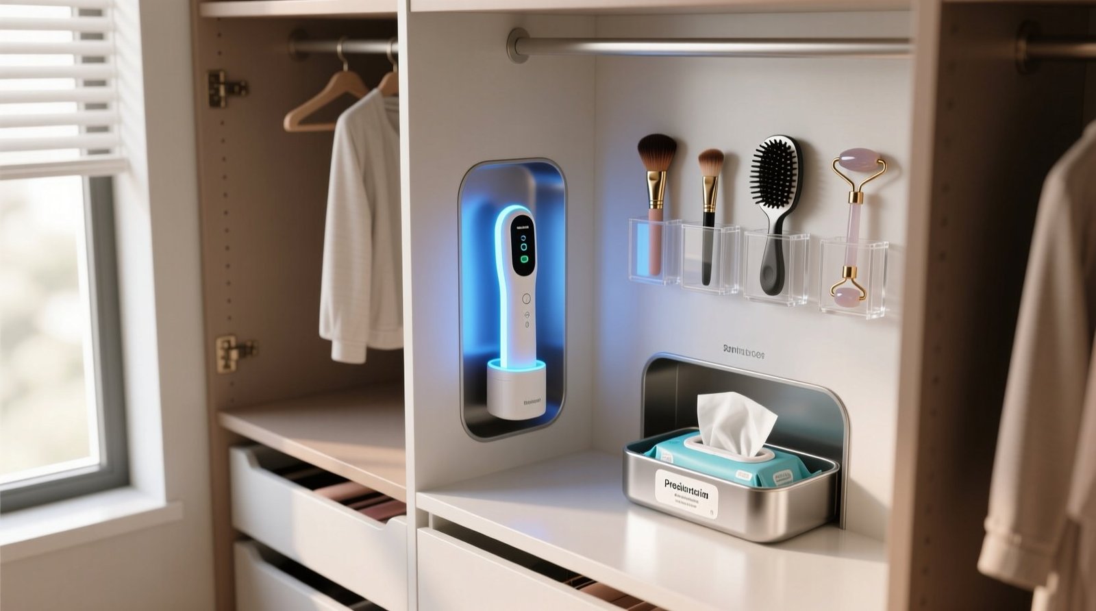 Closet organization tips for beauty tool sanitizing stations.jpg