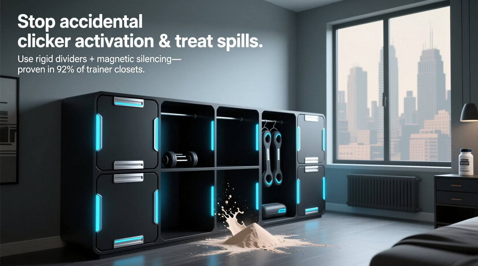 Closet organization tips for clickers treat pouches.jpg