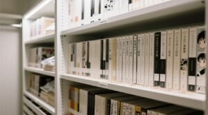 Closet organization tips for collectible manga.jpg