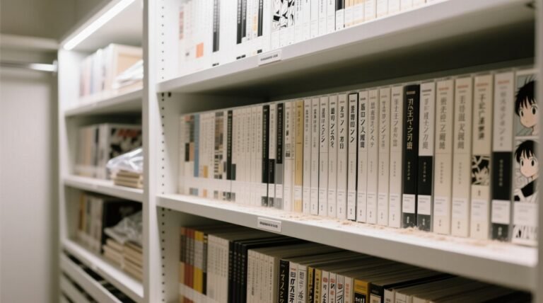 Closet organization tips for collectible manga.jpg