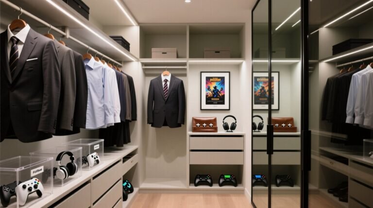 Closet organization tips for formal wear gaming gear.jpg